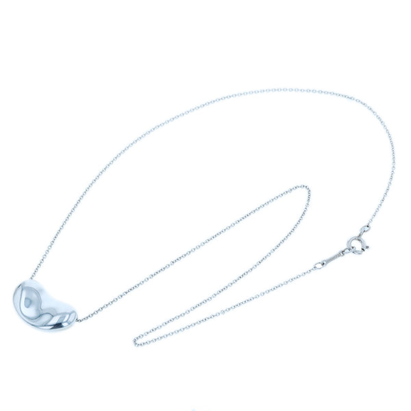 ティファニー SV925 シルバー エルサ ペレッティ ビーン デザイン ネックレス レディース TIFFANY&Co. 【中古】
