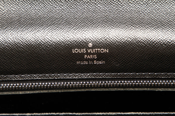 ルイ ヴィトン タイガ セレンガアルドワーズ M30782 ブラック レザー ビジネスバッグ メンズ LOUIS VUITTON 中古