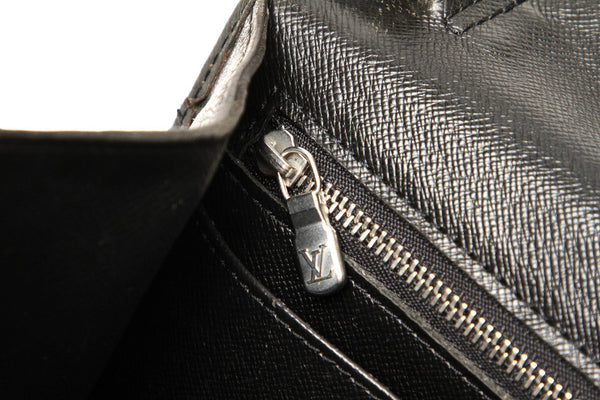 ルイ ヴィトン タイガ セレンガアルドワーズ M30782 ブラック レザー ビジネスバッグ メンズ LOUIS VUITTON 中古