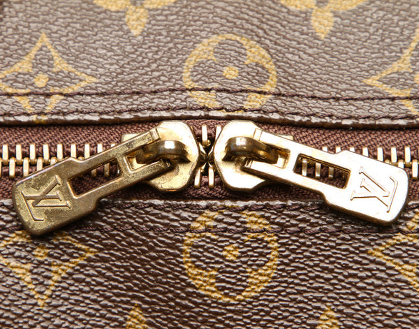 ルイ ヴィトン モノグラム キーポル バンドリエール50 M41416 ブラウン 茶 PVC レザー ボストンバッグ ユニセックス LOUIS VUITTON 中古