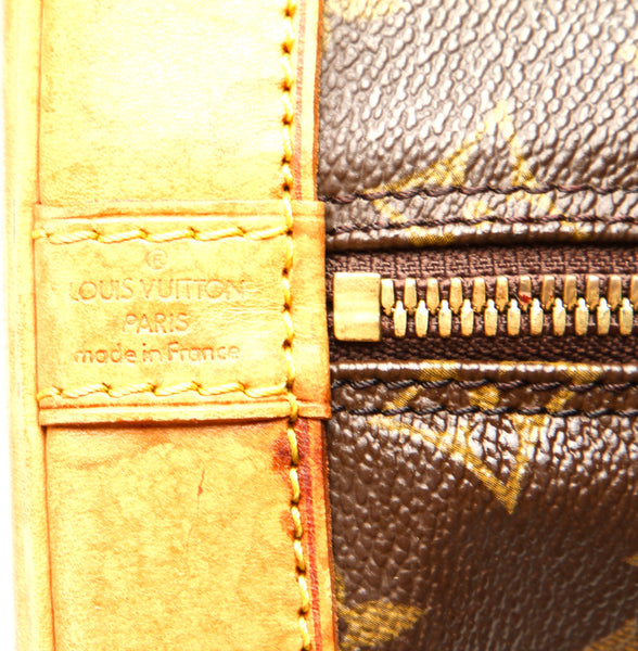 ルイ ヴィトン モノグラム アルマ M51130 ブラウン PVC レザー ハンドバッグ レディース LOUIS VUITTON 中古