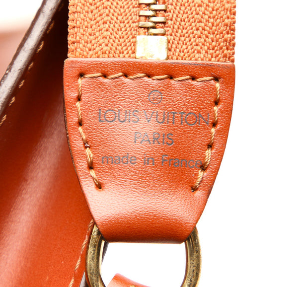 ルイ ヴィトン エピ アクセソワール M52953 ブラウン 茶 レザー ポーチ レディース LOUIS VUITTON 中古