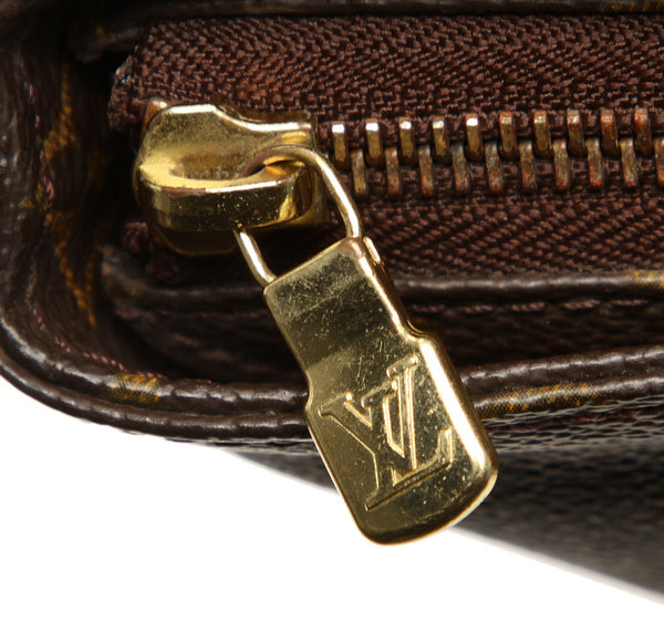 ルイ ヴィトン モノグラム カバメゾ M51151 ブラウン 茶 PVC レザー トートバッグ レディース LOUIS VUITTON 中古