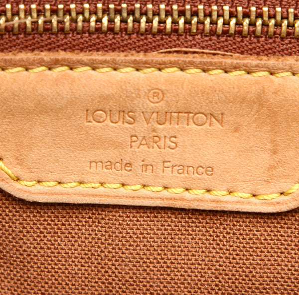 ルイ ヴィトン モノグラム カバメゾ M51151 ブラウン 茶 PVC レザー トートバッグ レディース LOUIS VUITTON 中古
