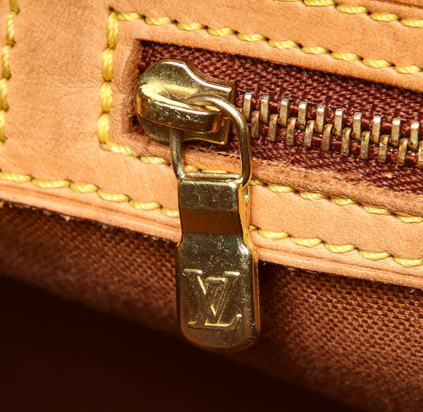 ルイ ヴィトン モノグラム カバメゾ M51151 ブラウン 茶 PVC レザー トートバッグ レディース LOUIS VUITTON 中古