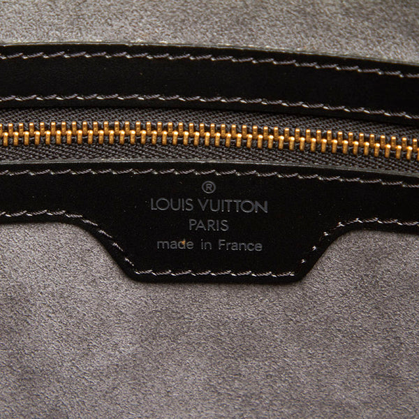 ルイ ヴィトン エピ リュサック M52282 ブラック  レザー ショルダーバッグ レディース LOUIS VUITTON 【中古】