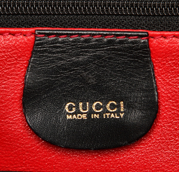 グッチ バンブー 000・1227 ブラック 黒 レザー ハンドバッグ ショルダーバッグ 2WAY レディース GUCCI 中古