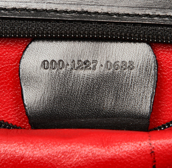 グッチ バンブー 000・1227 ブラック 黒 レザー ハンドバッグ ショルダーバッグ 2WAY レディース GUCCI 中古