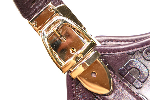 グッチ ホースビット 145769 パープル レザー トートバッグ レディース GUCCI 中古