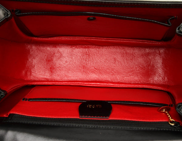 グッチ バンブー 000・1227 ブラック 黒 レザー ハンドバッグ ショルダーバッグ 2WAY レディース GUCCI 中古