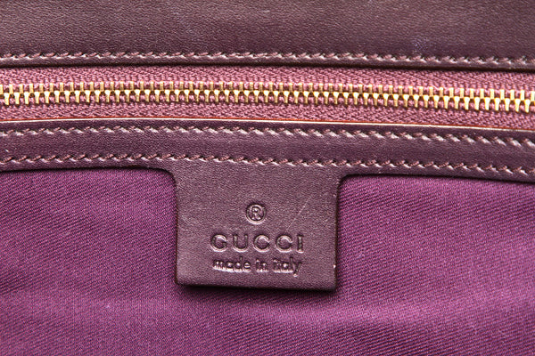 グッチ ホースビット 145769 パープル レザー トートバッグ レディース GUCCI 中古