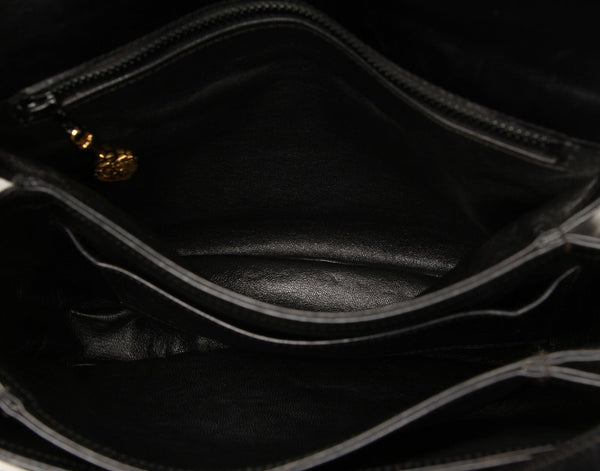 グッチ ブラック 黒 レザー ショルダーバッグ レディース GUCCI 中古