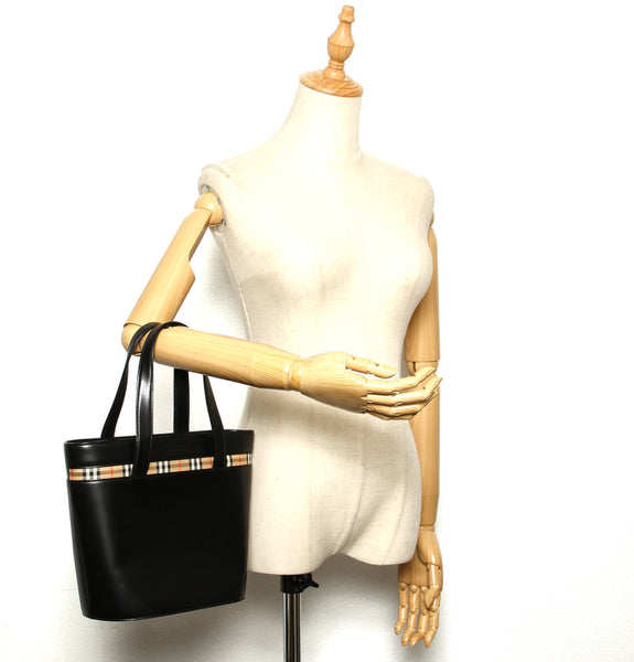 バーバリー レザー ハンドバッグ レディース BURBERRY 中古