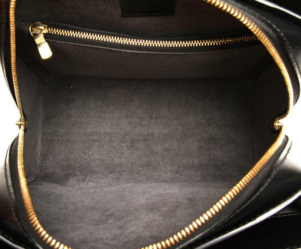 ルイ ヴィトン エピ ポンヌフ M52052 ブラック レザー ハンドバッグ レディース LOUIS VUITTON 中古