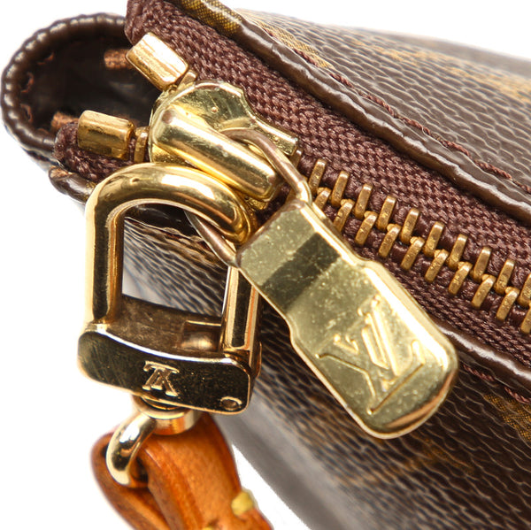 ルイ ヴィトン アクセソワール M51980 ブラウン 茶 PVC レザー ショルダーバッグ レディース LOUIS VUITTON 中古