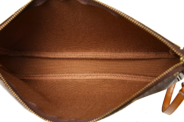 ルイ ヴィトン アクセソワール M51980 ブラウン 茶 PVC レザー ショルダーバッグ レディース LOUIS VUITTON 中古
