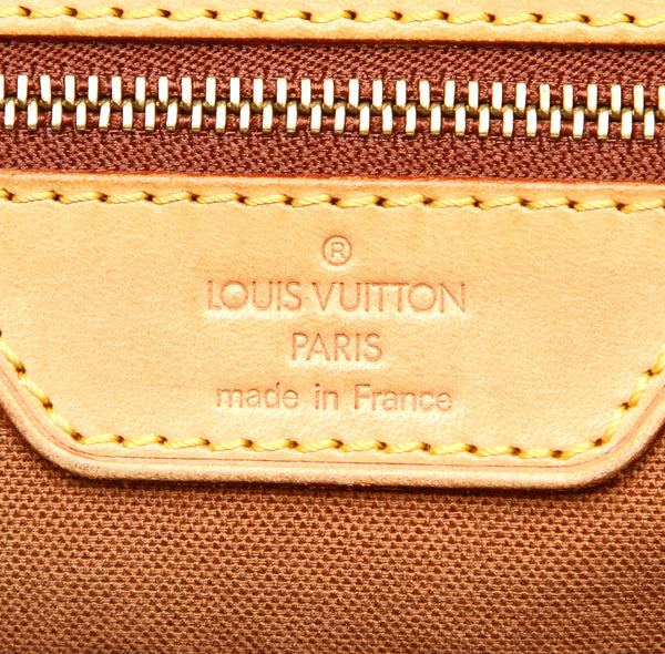 ルイ ヴィトン モノグラム カバメゾ M51151 ブラウン PVC レザー トートバッグ レディース LOUIS VUITTON 中古
