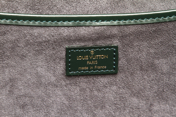 ルイ ヴィトン タイガ エランガアンポッシュ M30104  グリーン レザー ボストンバッグ メンズ LOUIS VUITTON 中古