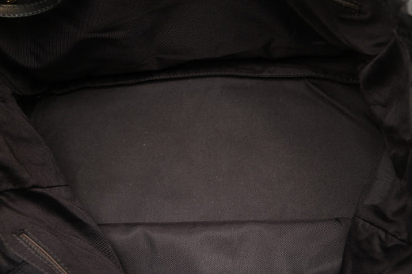 シャネル ニュートラベルライン 8番台 ブラック 黒 ナイロン レザー トートバッグ レディース CHANEL 中古