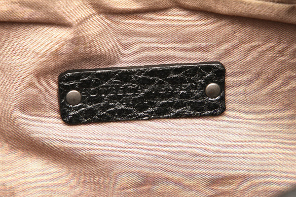 ボッテガヴェネタ ブラック レザー セカンドバッグ メンズ BOTTEGAVENETA 中古
