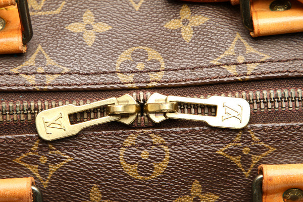ルイ ヴィトン モノグラム キーポル45 M41428 ブラウン 茶 PVC レザー ボストンバッグ ユニセックス LOUIS VUITTON 中古