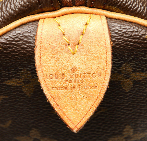 ルイ ヴィトン モノグラム キーポル45 M41428 ブラウン 茶 PVC レザー ボストンバッグ ユニセックス LOUIS VUITTON 中古