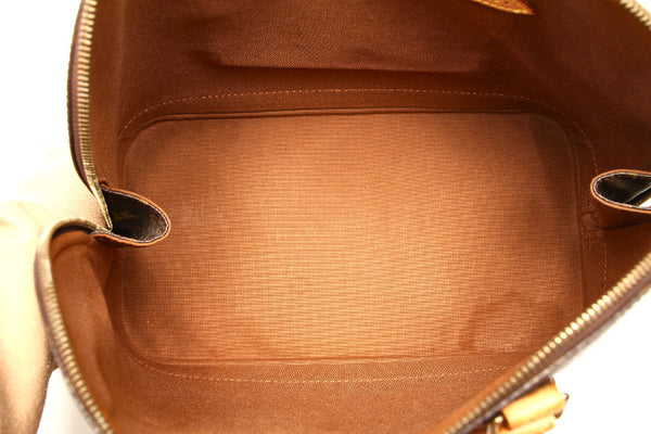 ルイ ヴィトン モノグラム アルマ M51130 ブラウン PVC レザー ハンドバッグ レディース LOUIS VUITTON 中古