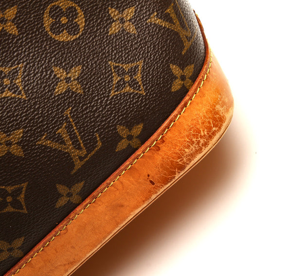 ルイ ヴィトン モノグラム アルマ M51130 ブラウン PVC レザー ハンドバッグ レディース LOUIS VUITTON 中古