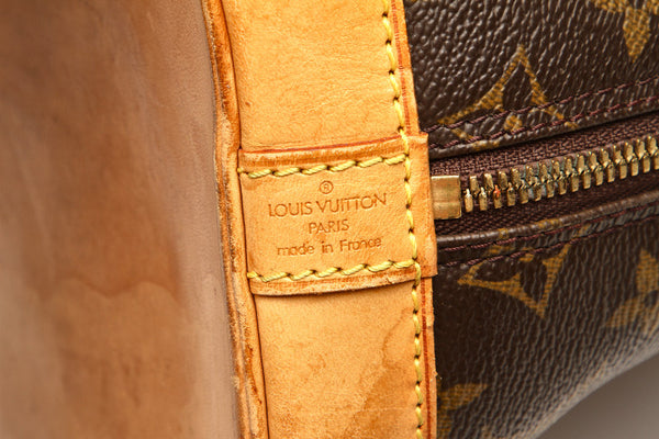 ルイ ヴィトン モノグラム アルマ M51130 ブラウン PVC レザー ハンドバッグ レディース LOUIS VUITTON 中古