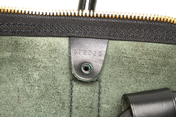 ルイ ヴィトン エピ キーポル60 M42942 ブラック 黒 レザー ボストンバッグ レディース LOUIS VUITTON 中古