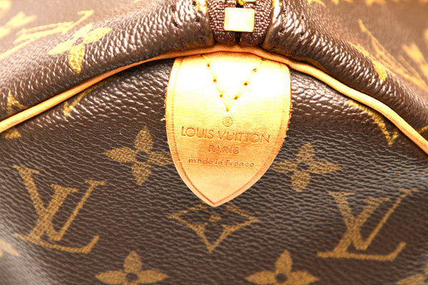 ルイ ヴィトン モノグラム キーポル45 M41428 ブラウン PVC レザー ボストンバッグ レディース LOUIS VUITTON 中古