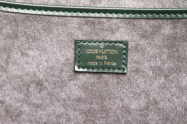 ルイ ヴィトン タイガ エランガアンポッシュ M30104 グリーン レザー ボストンバッグ メンズ LOUIS VUITTON 中古