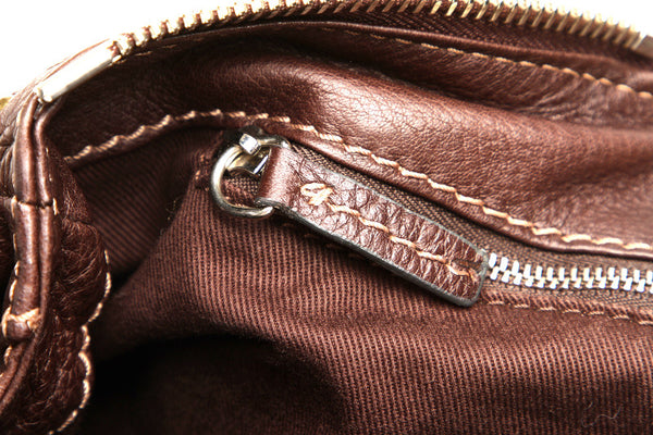 クロエ パディントン ブラウン レザー ショルダーバッグ レディース Chloe 中古