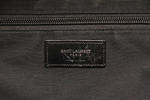 イヴ サンローラン ブラック レザー リュック バックパック ユニセックス YVES SAINT LAURENT 中古