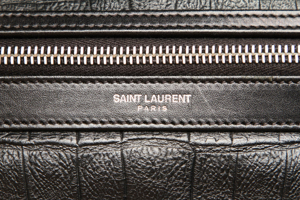 イヴ サンローラン ブラック レザー リュック バックパック ユニセックス YVES SAINT LAURENT 中古