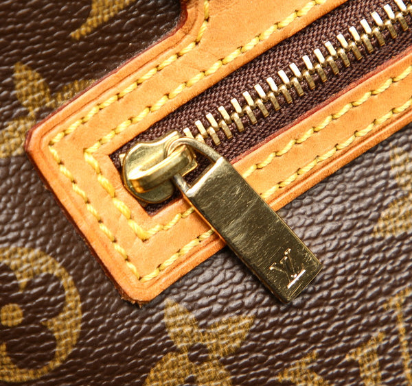 ルイ ヴィトン モノグラム シテ MM M51182 ブラウン PVC レザー 肩掛け ショルダーバッグ レディース LOUIS VUITTON 中古