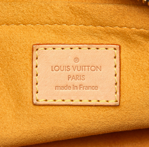 ルイ ヴィトン モノグラム デニム ポルテ エポル レイエMM M95334 ブルー デニム 肩掛け ショルダーバッグ レディース LOUIS VUITTON 中古