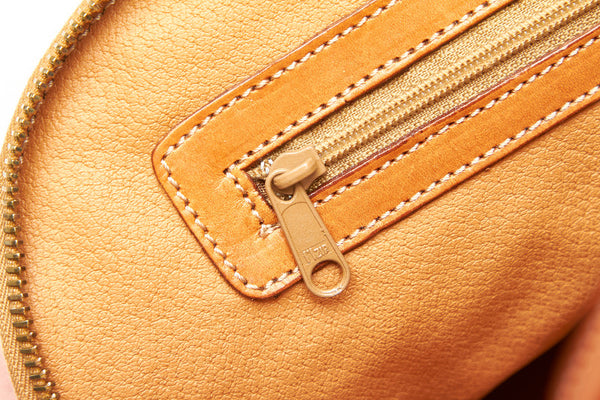 セリーヌ マカダム ブラウン PVC レザー ハンドバッグ レディース CELINE 中古