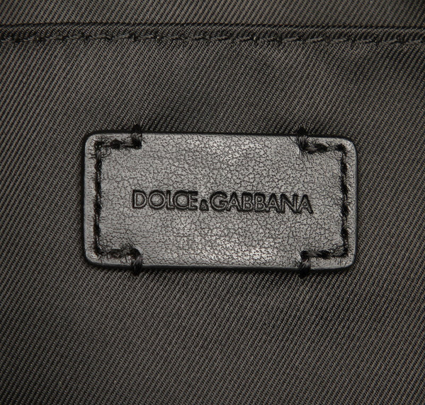 ドルチェアンドガッバーナ ブラック ナイロン レザー ウエストバッグ ユニセックス DOLCE&GABBANA 中古