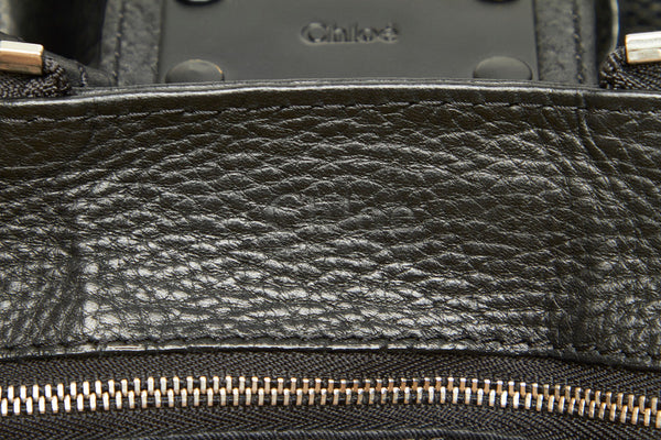 クロエ パティントン ブラック レザー ショルダーバッグ レディース Chloe 中古