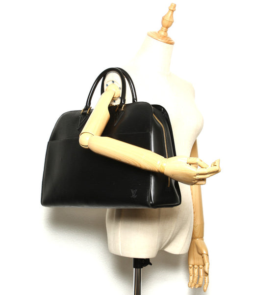 ルイ ヴィトン エピ ソルボンヌ M54512 ブラック レザー ビジネスバッグ メンズ LOUIS VUITTON 中古