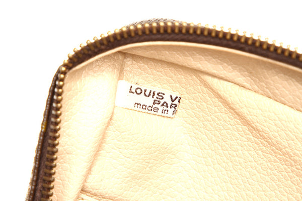 ルイ ヴィトン モノグラム トゥルーストワレット Ｍ47524 ブラウン 茶 PVC ポーチ レディース LOUIS VUITTON 中古