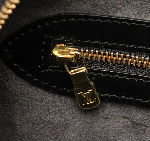 ルイ ヴィトン エピ ソルボンヌ M54512 ブラック レザー ビジネスバッグ メンズ LOUIS VUITTON 中古