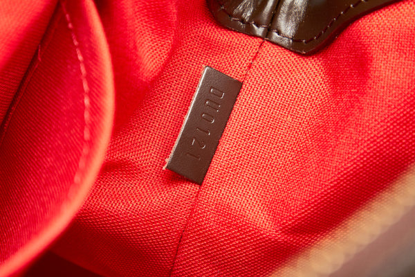 ルイ ヴィトン ダミエ ヴェローナPM N41117 ブラウン PVC レザー ショルダーバッグ レディース LOUIS VUITTON 中古