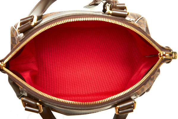 ルイ ヴィトン ダミエ ヴェローナPM N41117 ブラウン PVC レザー ショルダーバッグ レディース LOUIS VUITTON 中古