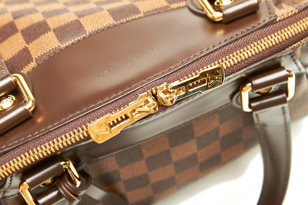 ルイ ヴィトン ダミエ ヴェローナPM N41117 ブラウン PVC レザー ショルダーバッグ レディース LOUIS VUITTON 中古