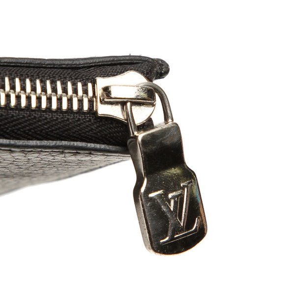 ルイ ヴィトン トリヨン ポシェット ジュール GM NM M67768 ブラック レザー クラッチバッグ メンズ LOUIS VUITTON 【中古】
