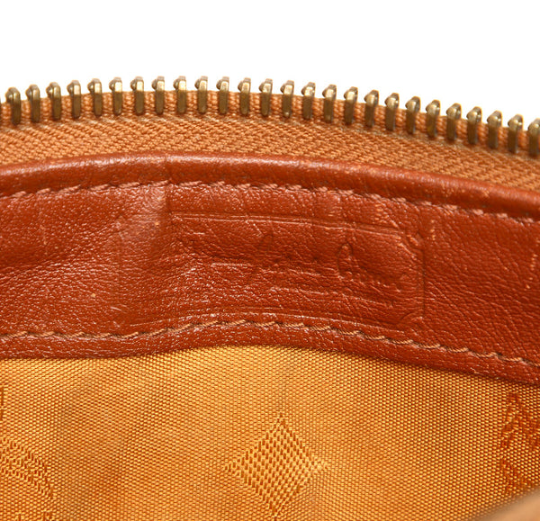 エム シー エム ブラウン レザー ハンドバッグ レディース MCM 中古