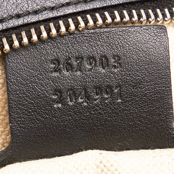 グッチ トートバッグ 267903 ブラック レザー レディース GUCCI 【中古】