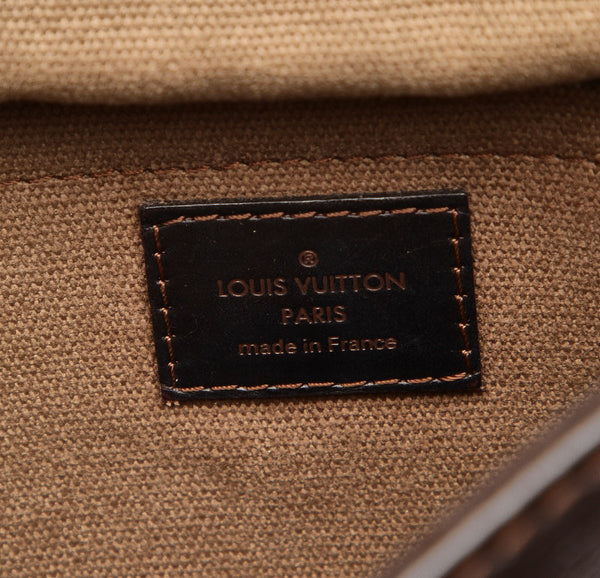 ルイ ヴィトン オマハ M92994 ブラウン レザー 斜め掛け ショルダーバッグ メンズ LOUIS VUITTON 中古